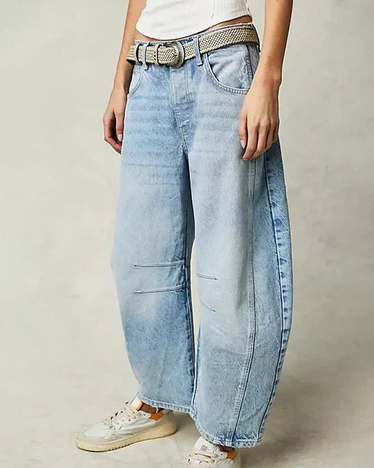 Adeline - Dżinsy skinny damskie ze średnim stanem