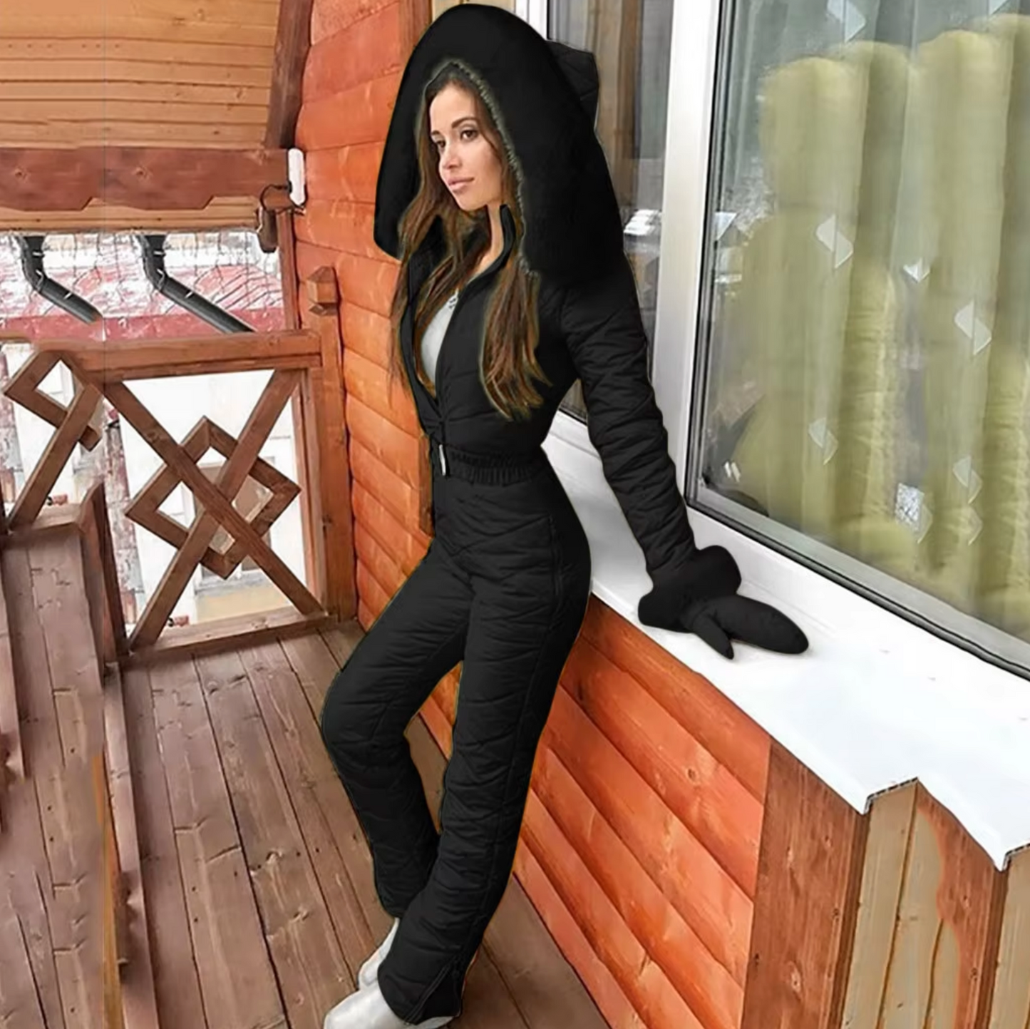 Isolde - gruby ocieplany kombinezon narciarski