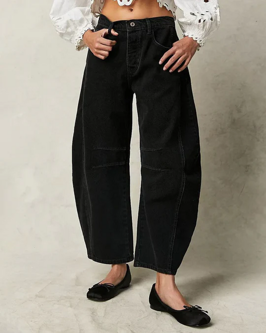 Adeline - Damskie jeansy skinny ze średnim stane