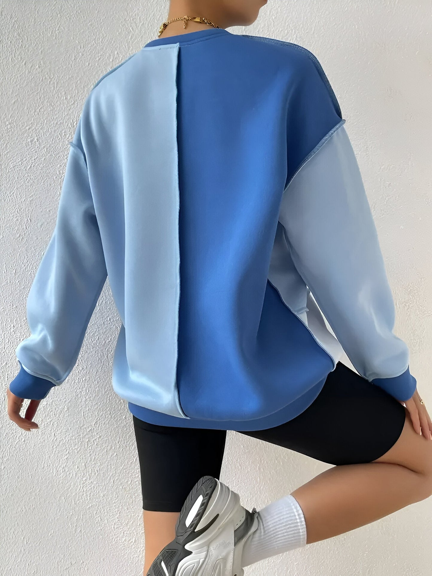Mila | Bluza w bloki kolorów